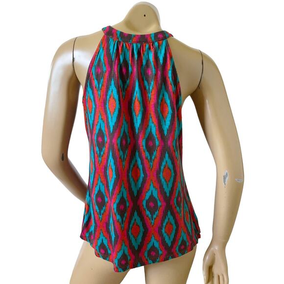 INC Petite Womens Size Small PS Beaded Sleeveless Boho Tribal Tank Top Shirt - Picture 4 of 6